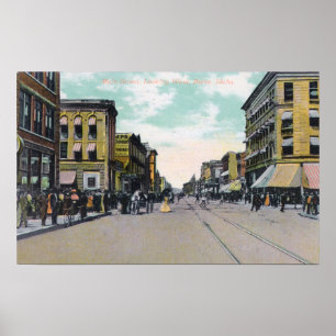 Poster Vue occidentale de StreetBoise principal,