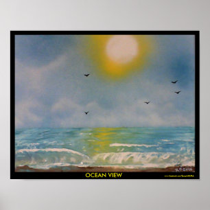 Poster Vue océan