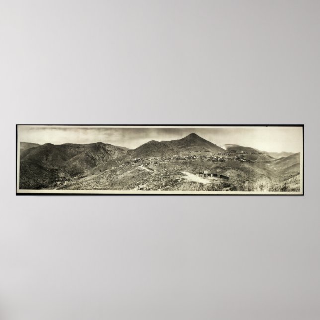 Poster Vue panoramique 1909, Jérôme, AZ Yard Photo longue (Devant)
