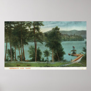 Poster Vue panoramique du Maine du lac Kennebago