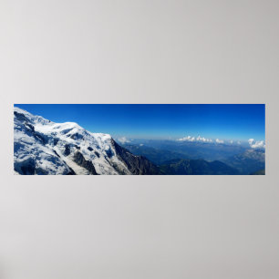 Poster Vue Panoramique Du Mont Blanc