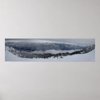 Poster Vue panoramique Whistler