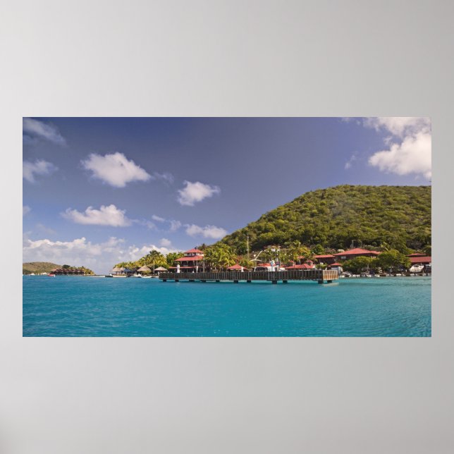 Poster Vue pittoresque de Bitter End Yacht Club Virgin (Devant)
