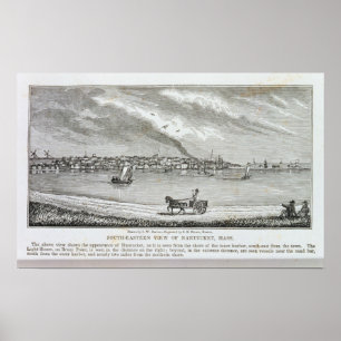 Poster Vue sud-est de Nantucket