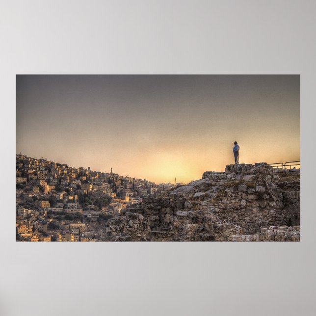 Poster Vue sur Amman (Devant)