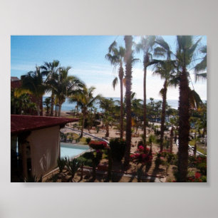 Poster Vue sur la chambre de l'hôtel Cabo