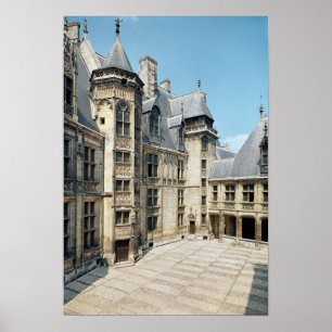 Poster Vue sur la cour intérieure, 1443-51