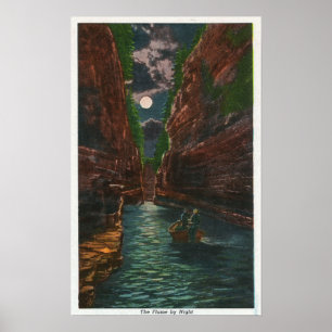 Poster Vue sur la lune de la lume