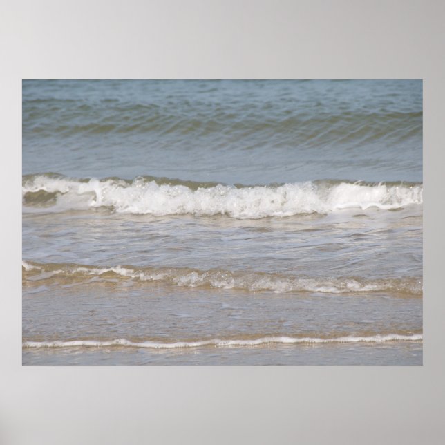 Poster Vue sur la mer - Eau (Devant)