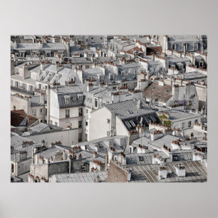 POSTER VUE SUR LA VILLE EN JOURNÉE
