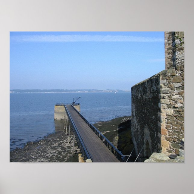 Poster Vue sur le Forth depuis Blackness Castle, Écosse (Devant)