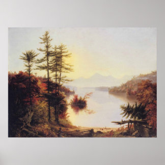 Poster Vue sur le lac Winnipiseogee