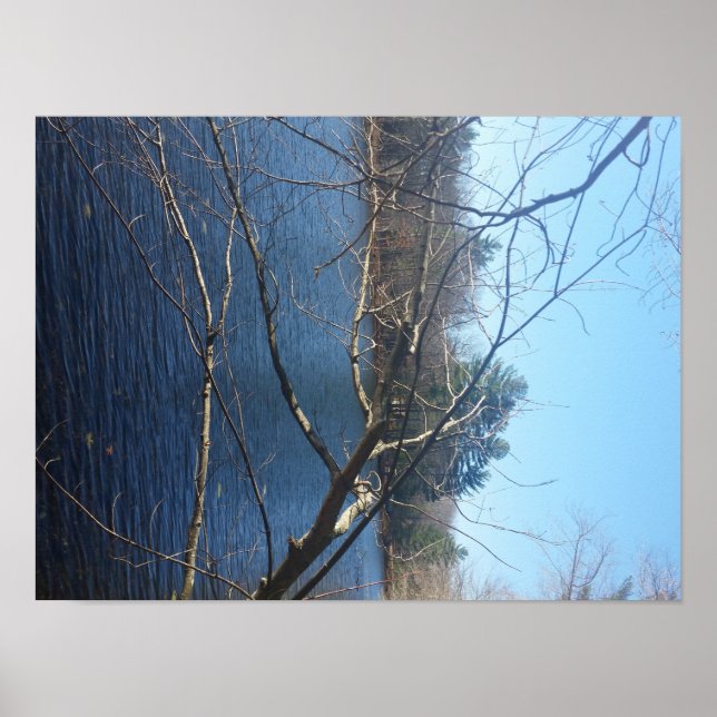Poster vue sur l'eau (Devant)