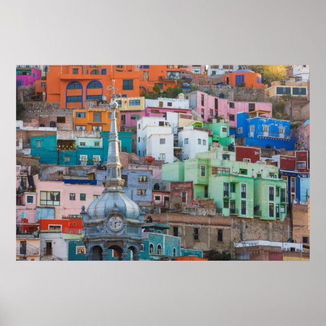 Poster Vue sur les bâtiments urbains (Devant)