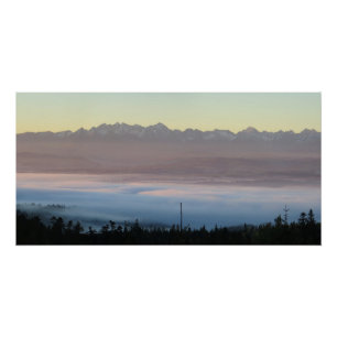 Poster Vue sur les Tatras depuis Gorce