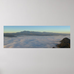 Poster Vue sur les Tatras depuis Pieniny