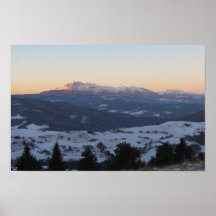 Vue sur les Tatras depuis Pieniny