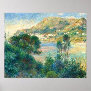 Poster Vue sur Monte Carlo - Auguste Renoir