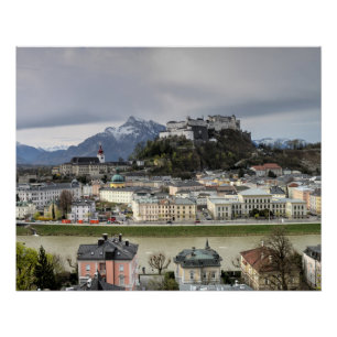 Poster Vue sur Salzbourg Autriche