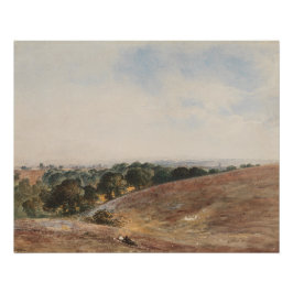 Poster Vue sur South Downs - John Martin