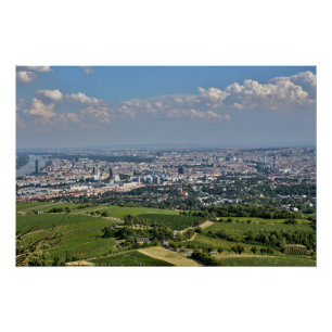 Poster Vue Sur Vienne Depuis Kahlenberg