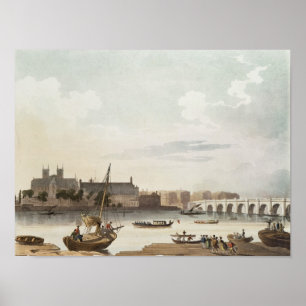 Poster Vue sur Westminster et le pont