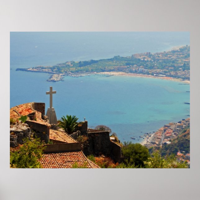 Poster Vue Taormina 3 (Devant)