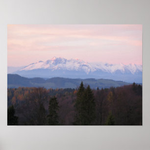Poster Vue Tatras de Beskids