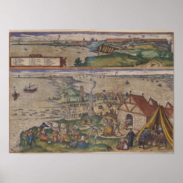 Poster Vues de Cadiz (Devant)