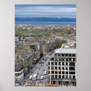 Poster Vues sur Edimbourg Ecosse