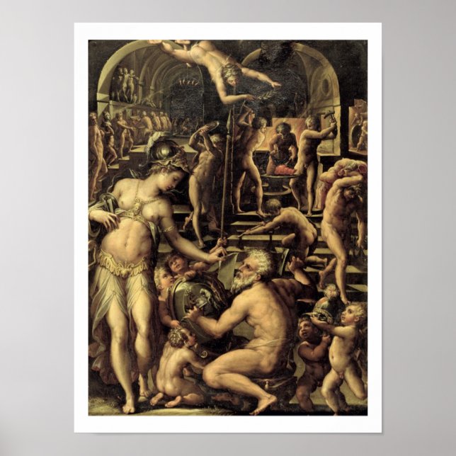 Poster Vulcan's Forge, 1565 (Devant)