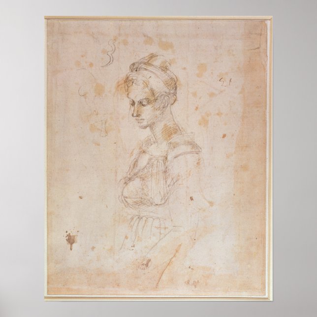 Poster W.41 Croquis d'une femme (Devant)