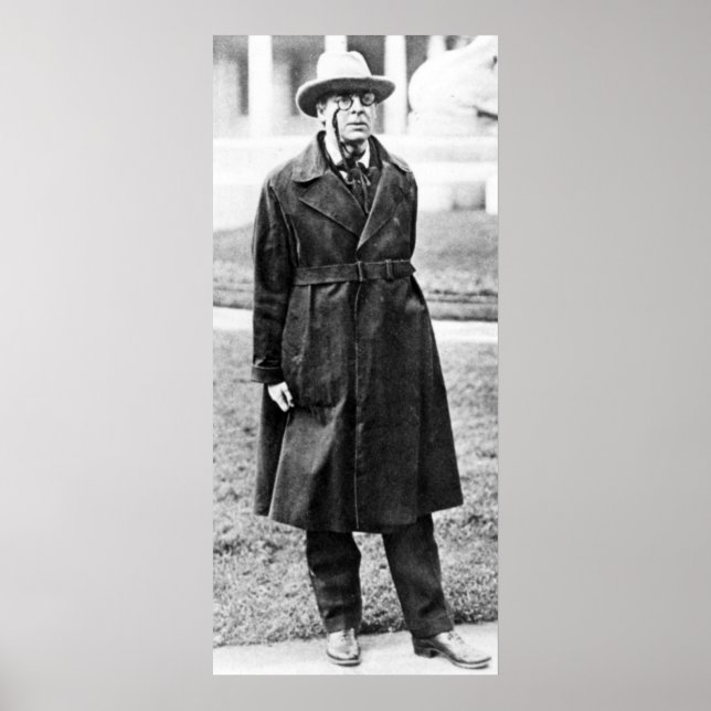 Poster W.B. Yeats, 1923 (Devant)