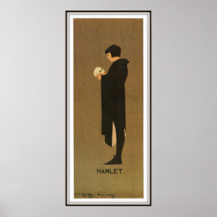 Poster W.C. Production robuste de Hamlet, 1894