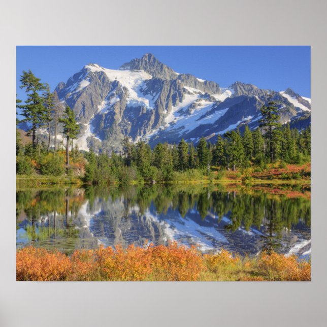 Poster WA, zone de loisirs de Heather Meadows, Mt. (Devant)