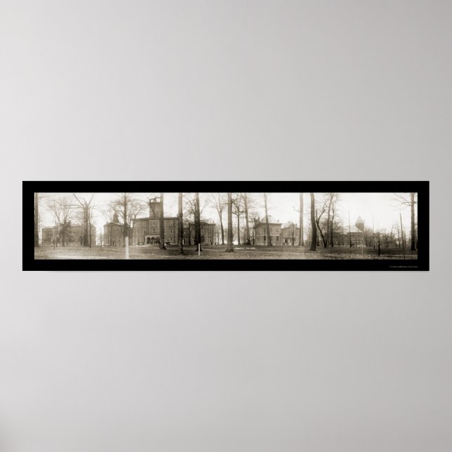 Poster Wabash College - Photo 1909 (Devant)