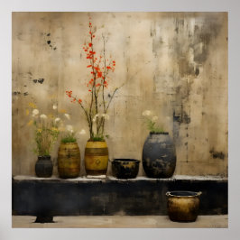 Poster Wabi Sabi Art japonais