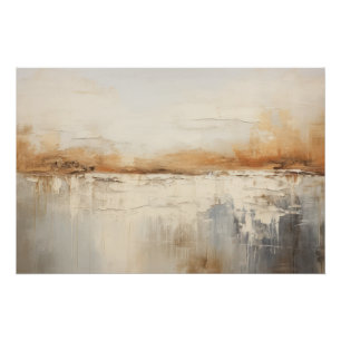 Poster Wabisabi esthétique paysage Abstrait