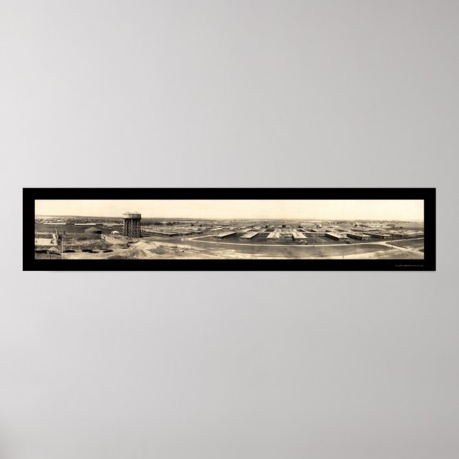 Poster Waco Camp MacArthur Photo 1918 (Devant)