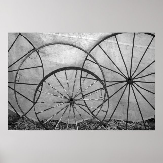 Poster Wagon Wheel Still Life (Devant)