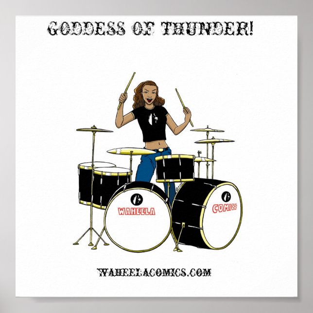 Poster Waheela Drummer Girl (Devant)