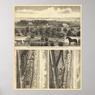 Poster Wahoo Valley Farm, Nebraska