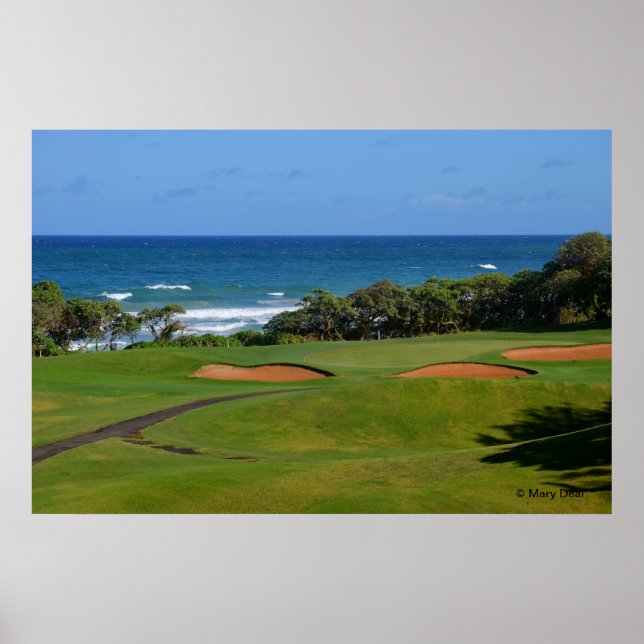 Poster Wailua Golf Hole 17 (Devant)