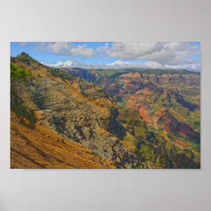 Poster Waimea Canyon, Kauai, Hawaï