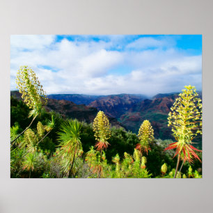 Poster Waimea Canyon Kauai, Hawaii