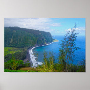 Poster Waipio Valley Lookout, Hawaii, Imprimer