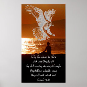 Poster Wait on the Lord_