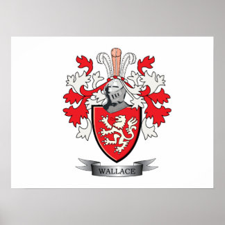 Poster Wallace Family Crest Armoiries
