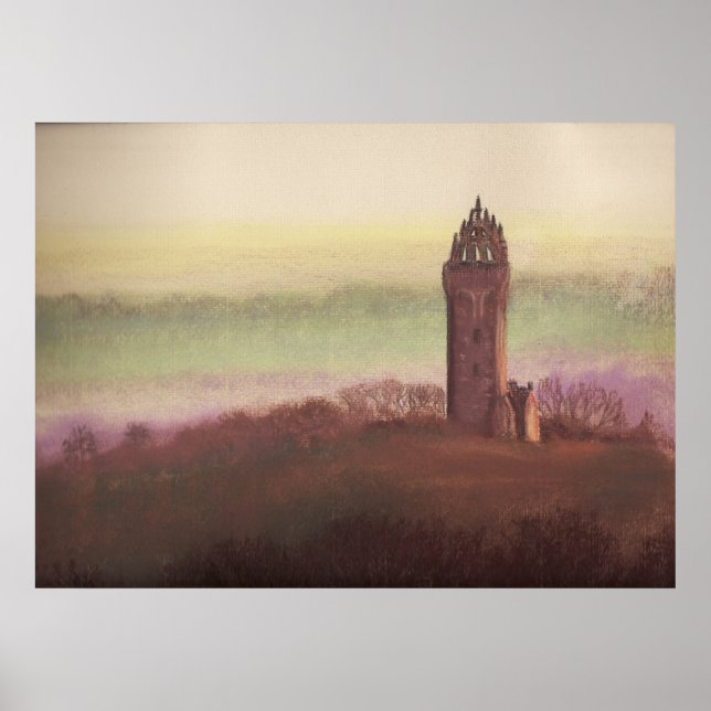 Poster Wallace Monument, Stirling, Écosse (Devant)