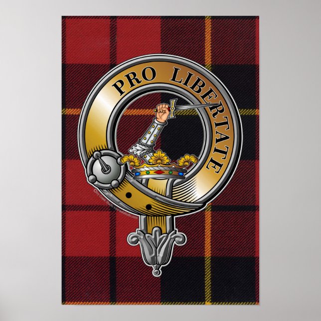 Poster Wallace Tartan & Badge (Devant)